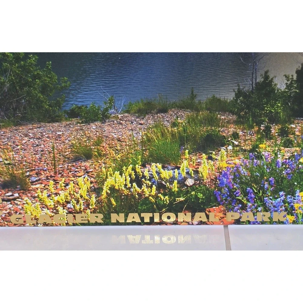 Ret. Buffalo Games Gold Glacier National Park Jigsaw Puzzle 1000 Daniel Ewert